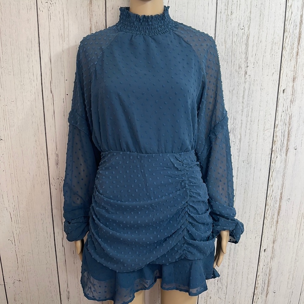 Order Plus Mock Neck Dress